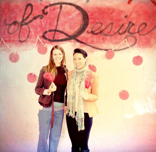 With @TheChristinaCha at #tedxmalibu. #desire