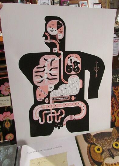 LoulouTummie's tweet photo. Love it! RT @LibrairieDandQ Beautiful new human anatomy posters by Raymond Biesinger now in stock! @thedailysentry http://t.co/klY5YFTRc1