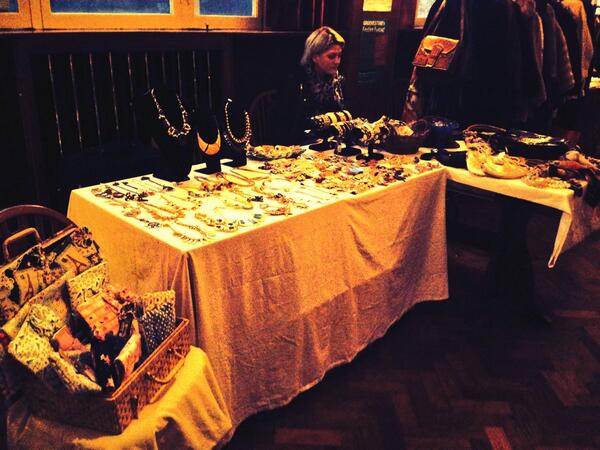 Beautiful jewellery and accessories being sold <a href="/TheVintageEvent/">The Vintage Event</a> Xmas market today!! Get down now!!