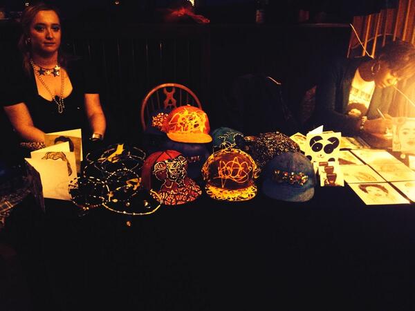 Amazing hand designed hats and caps <a href="/TheVintageEvent/">The Vintage Event</a> Xmas market #brixton