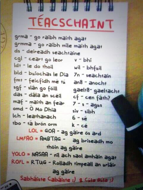 Na Frásaí úsáideach! #gaeilge