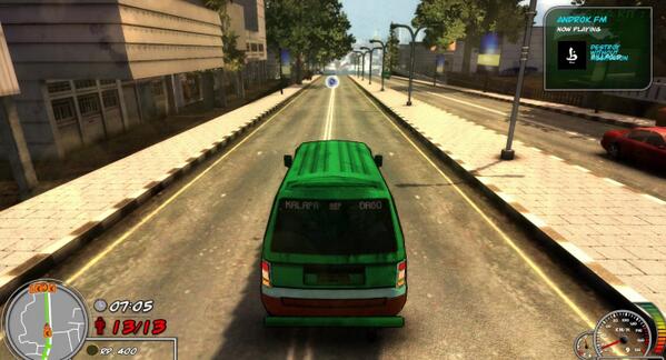 lagi narik angkot ada lagunya @billfoldx diputer.