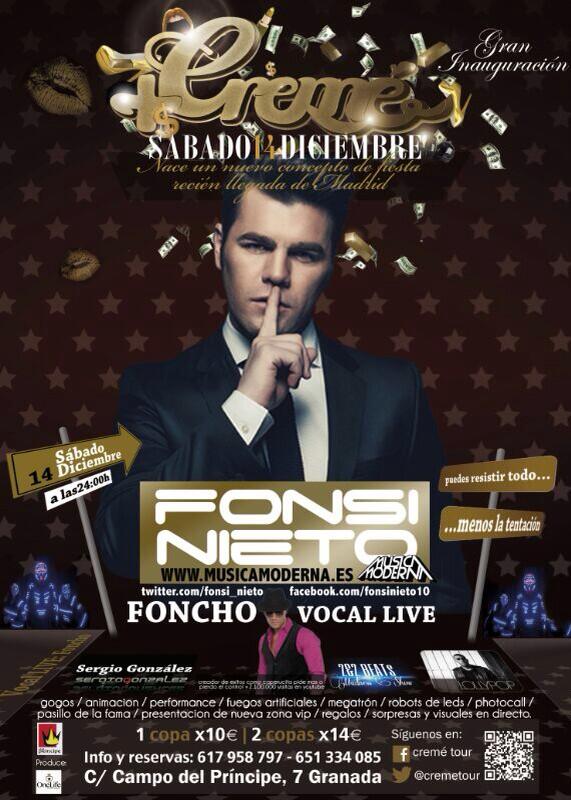 Menos de 7Días para presenciar al GRAN <a href="/fonsi_nieto/">fonsi nieto</a> Acompañado x <a href="/lollypop_dj/">Lollypop</a> <a href="/FONCHOARTISTA/">F O N C H O</a> #Opening @SalaPrincipe