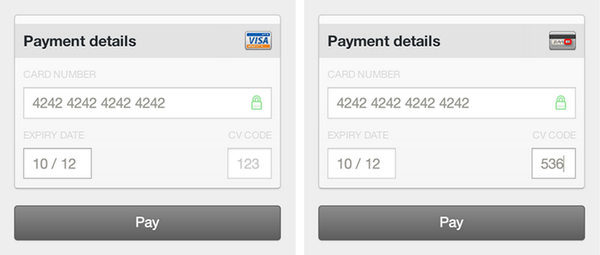 DesignUXUI's tweet image. Gumroad - When focusing on CVC field the credit card icon flips over, via bit.ly/1gb5uC4