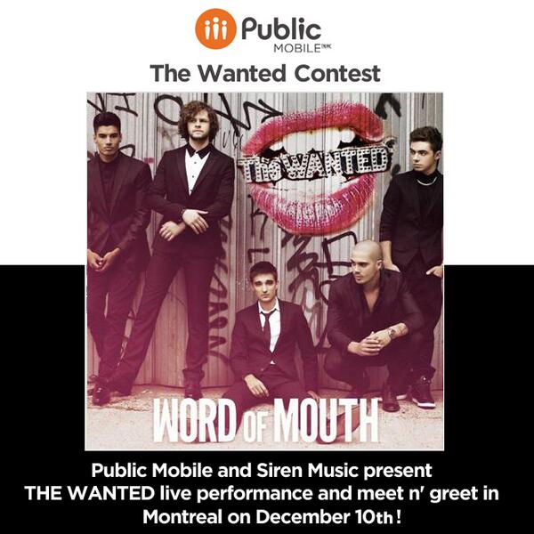 help my friend out and rt RT @mccabbages: #sirenmusic @PublicMobile @thewanted All I Want for Christmas... is this.