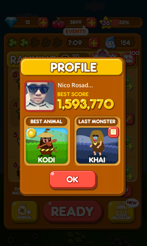 nicko295's tweet photo. Capture score pokopang @indo_line #pokopangcontest http://t.co/lF0AS4Urlm