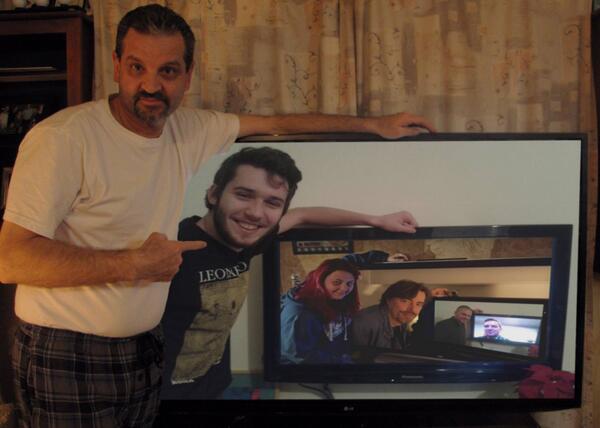 pganza's tweet photo. #talkception It all started with a #Skype session! @Jukebox_Peovic @AbattoirDotNet @Isis_the_gamer http://t.co/hFV9OFptRF