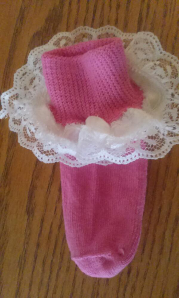 customcreation9's tweet image. Sock of the day sugar with lace