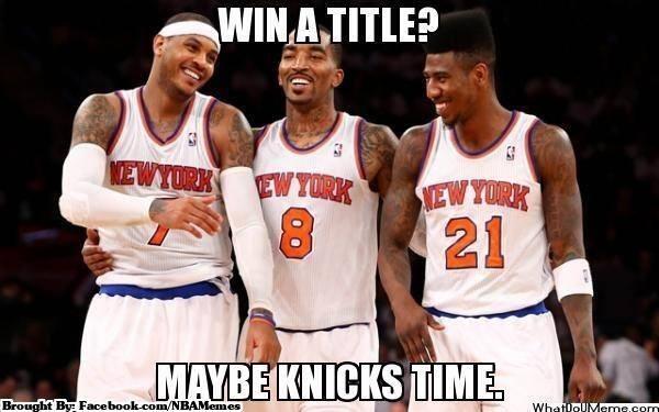 NBAMemes's tweet image. New York Knicks Logic!