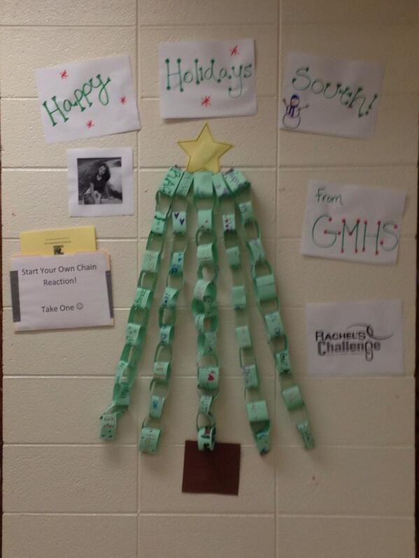 Spreading holiday cheer to our Groveport Madison middle schools:) Start a chain reaction! #gmhs  #kindness