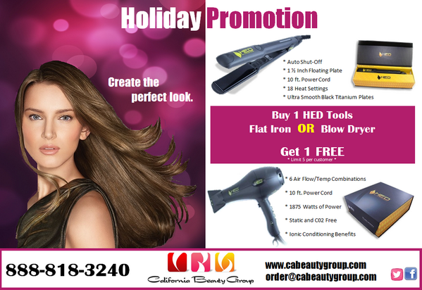 cabeautygroup's tweet photo. Our newly REVISED Holiday Promo!
#HedTools #Hair #HolidayDeals http://t.co/mtvgoWjTcP