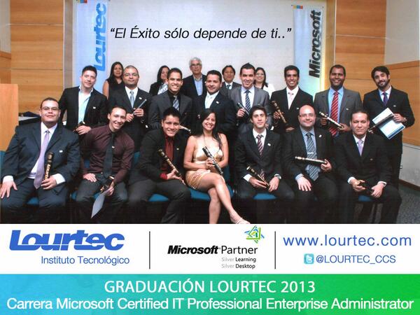 LOURTEC_CCS's tweet image. Complacidos con las muestras de afecto de nuestra Promo #MCITP 2013, &quot;El Éxito sólo depende de ustedes..&quot;