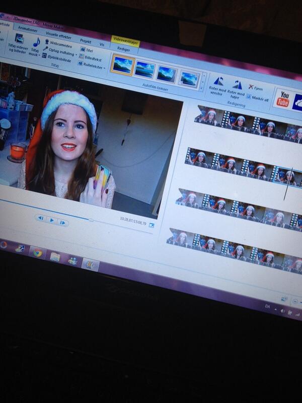 xMia94's tweet image. Redigere min første julevideo ☺️🎅 #latenightediting