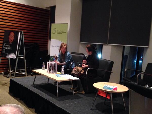 sweetonarts's tweet image. Julie Maroh, auteure de "Bleu est une couleur chaude" au @SDLTO. #rc_arts #onrc