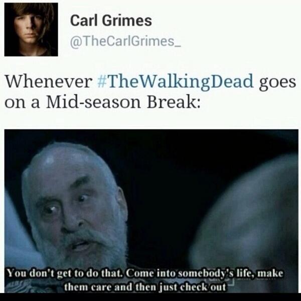 DeadFangirl98's tweet photo. Story of my life #TheWalkingDead http://t.co/uf6wWH3WGL
