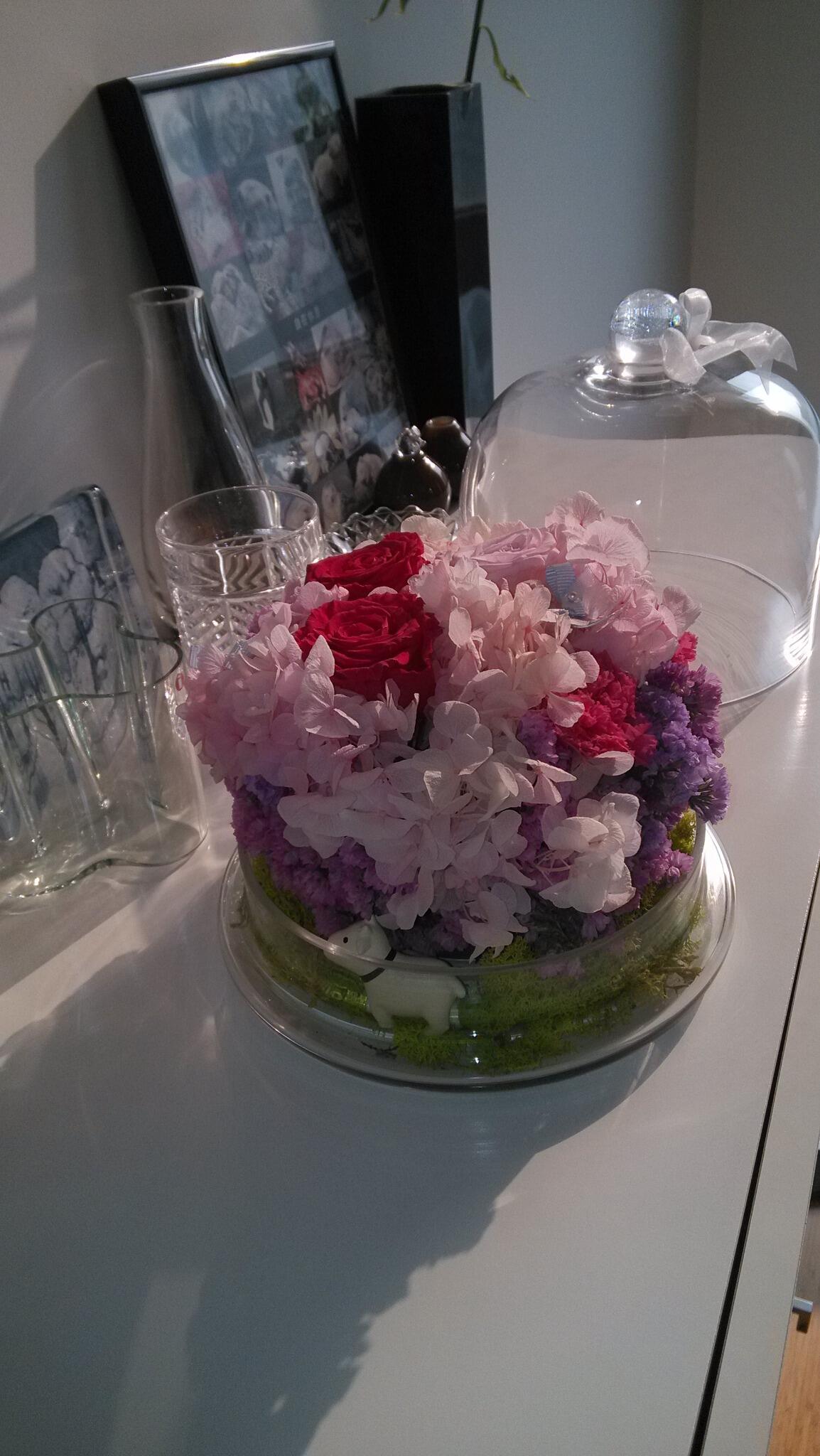 Leon 结婚周年纪念 买了 花蜜蜂的花园 的永生鲜花蛋糕 不错 家人也很满意 Beeflower Http T Co Qeeqzmirz1 Twitter