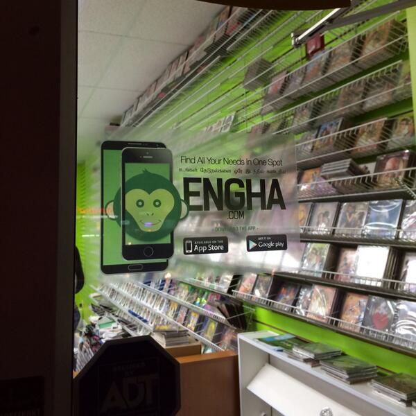 EnghaDotCom's tweet photo. Hey, you might start seeing these pop up around your fav. stores! It means they're on board the #Engha Connection. http://t.co/au1CRzNrdE