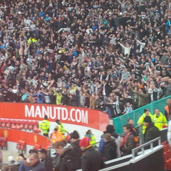 Look at the scenes here #nufc