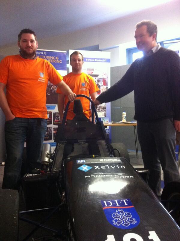 Check out the Formula One car at the engineering area of our Open Day! Lots more going on at Aungier St until 3pm.