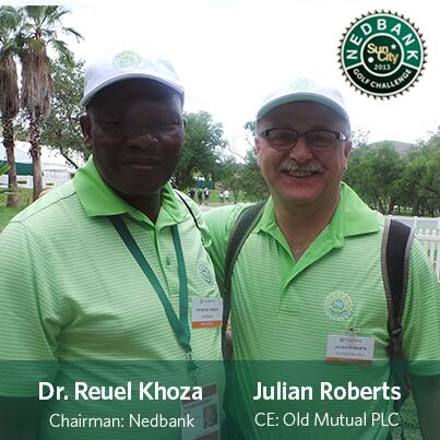 Nedbank's tweet photo. Our Chairman: Dr Reuel Khoza & #OldMutualGroup CE Julian Roberts having a "Phenomenal time" cc @OldMutualSA #NGC2013 http://t.co/o9leqnZlag