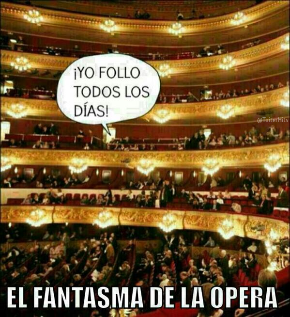 TuiterHits's tweet photo. El Fantasma de la ópera http://t.co/FEQRihuL43
