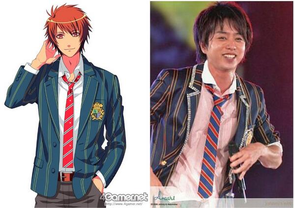 S A K I 嵐さん垢の方で翔ちゃんのソロ衣装と歌プリの制服がそっくりと言われてたのだけどほんとそっくり Fwf W Http T Co O9fxwsg2vr