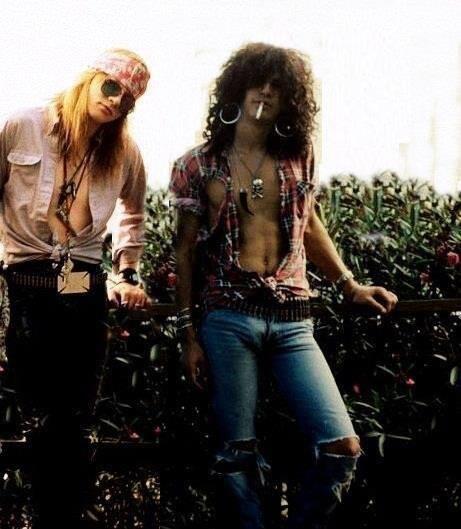 SlashHungary's tweet image. Axl and Slash