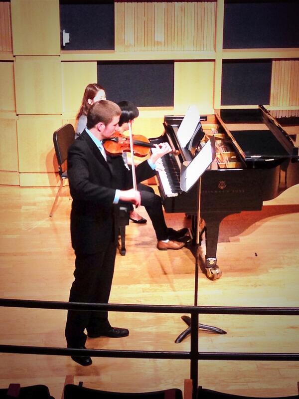 RA Dan performing in his Senior Recital. Just beautiful!