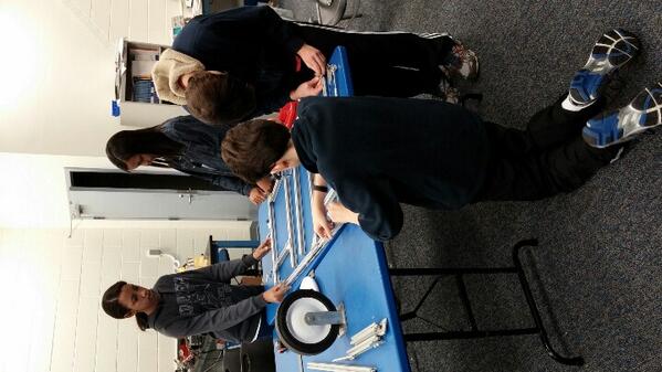 Always something to do before build season starts, rebuilding our robot cart to be leaner