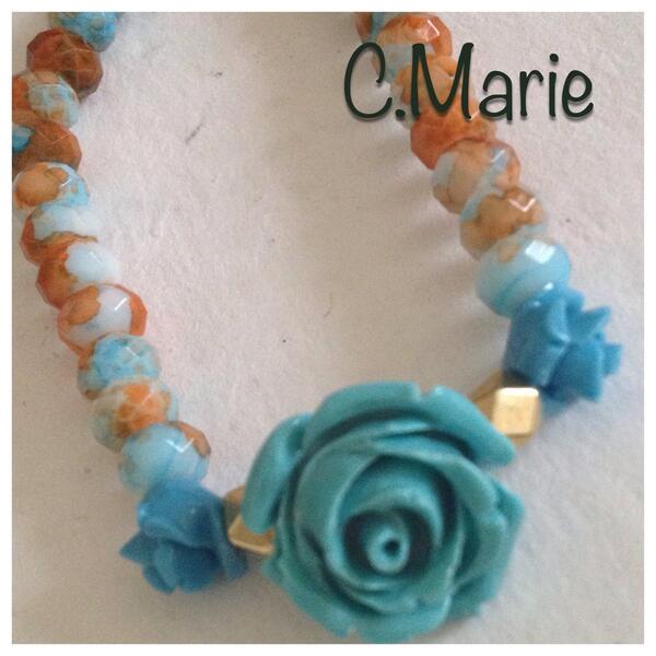 DesignerCMarie's tweet image. cmarie.bigcartel.com  #handmade  #xmas #Christmas #Trending #trends #trendsetter  #rose  #bracelet #jewelry