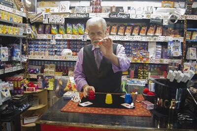 DocsMagicShop's tweet photo. Today and today only come and see Doc demonstrate his version of the magic classic the cup and balls. http://t.co/yCRajSVVeD