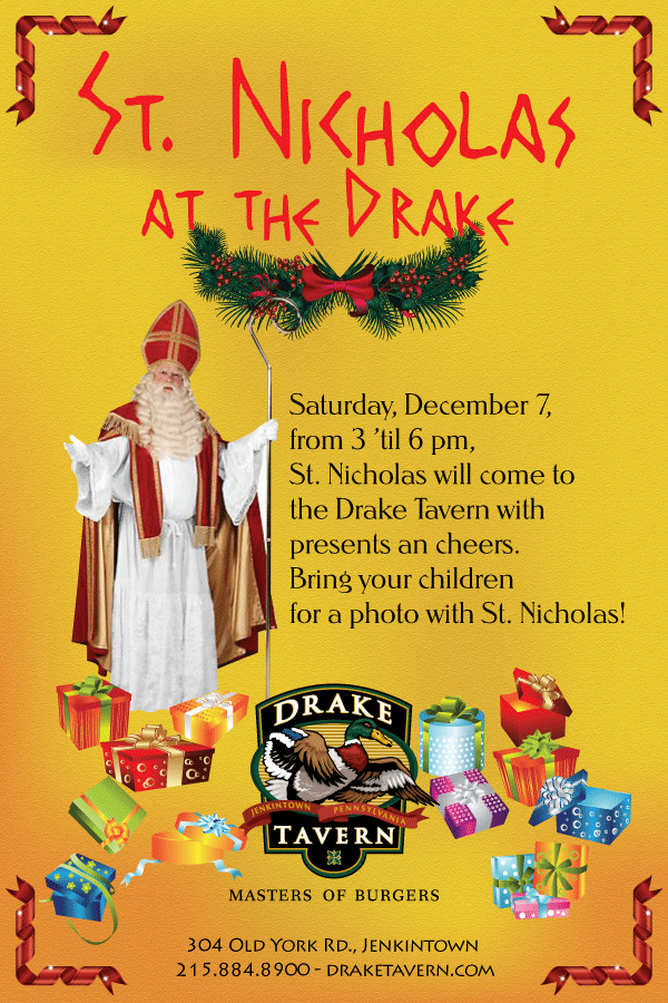 DrakeTavern's tweet image. #SaintNicholas @DrakeTavern 3pm today!