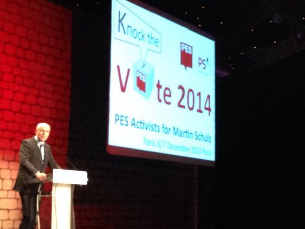 La campagne ns permettra de présenter le sens que nous voulons donner à l'Europe <a href="/trepentin/">Thierry Repentin</a> #PEScamp2 #knockthevote