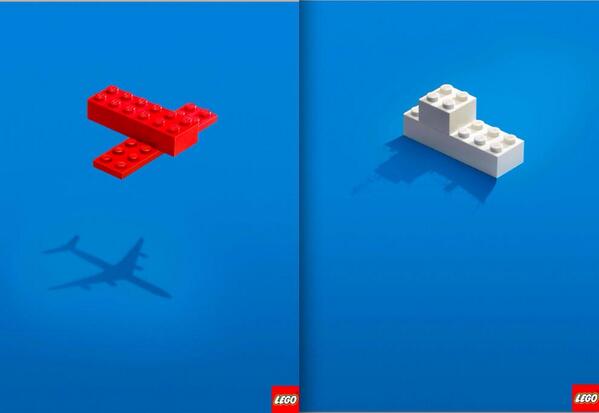 Less is always more. Fantastic old lego ad by Blattner Brunner.