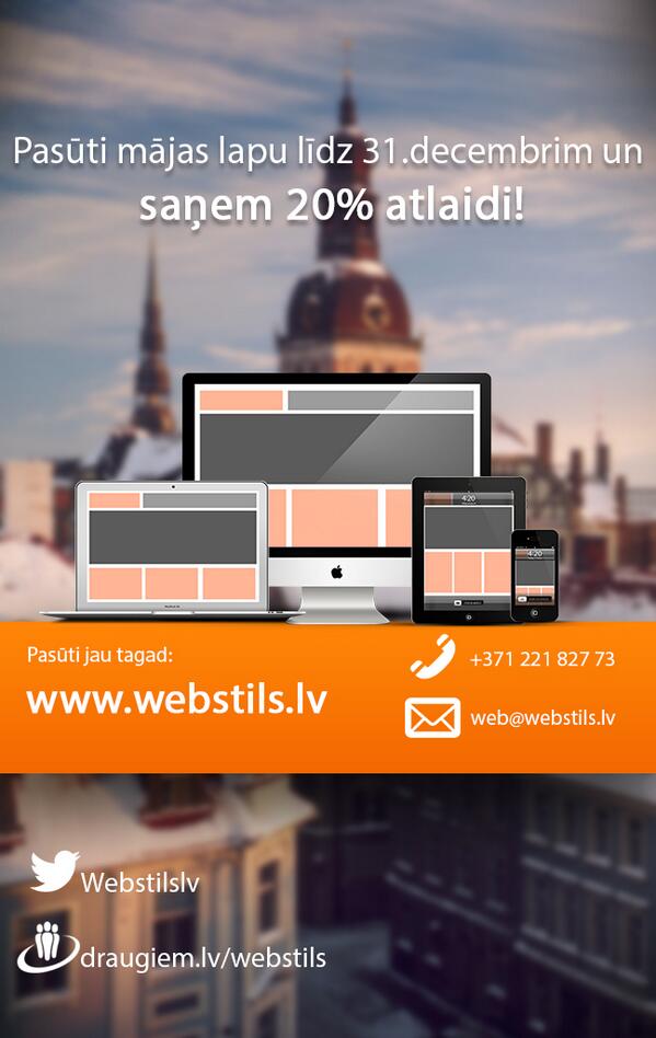 webstils's tweet image. Pasūti tagad un nenokavē!!!!