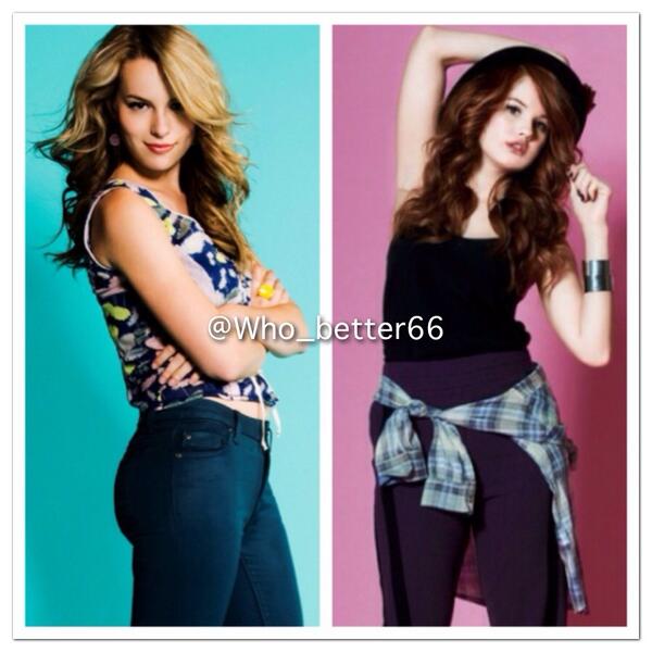 Celeb Vs Celeb On Twitter Bridgit Mendler Vs Debby Ryan Rt For 