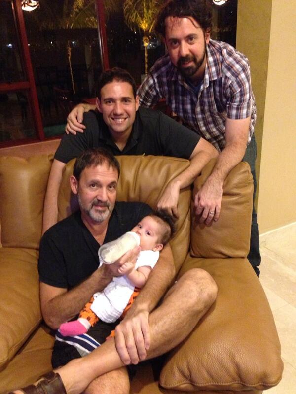 Three men and a grand daughter .... Is  that time in my life ....