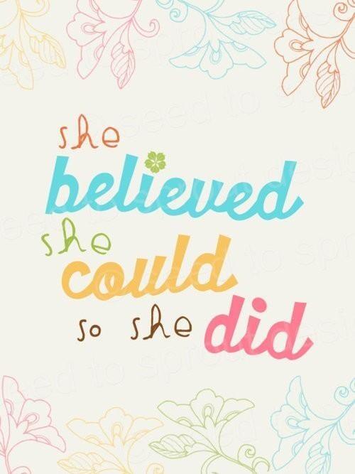 Sue_Stradling's tweet image. She believed she could, so she did. #positivereflections