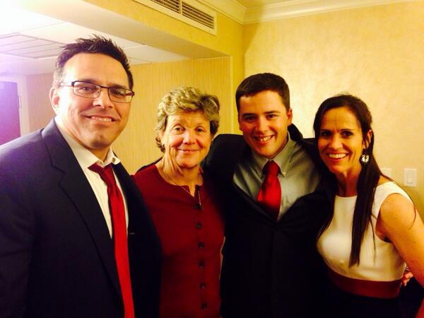 adamarbour's tweet photo. Had a great night celebrating @UACoachMurphy! @nfcaorg #NFCATX http://t.co/4xkw5dwRnh