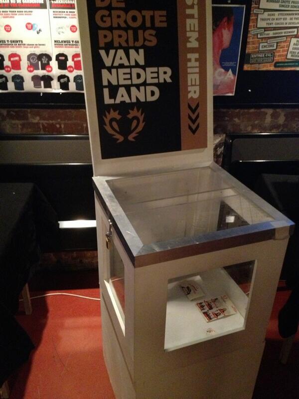#GPvNL je gaat hard man veel stemmen in de box! Maximaal 5 stemmen erin mooi georganiseerd!