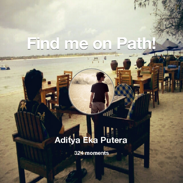 diiiiitz's tweet photo. I've shared 324 memories with my friends on #Path - see them now at http://t.co/QFrGaFUxkn! #thepersonalnetwork http://t.co/Rju59az3Xw