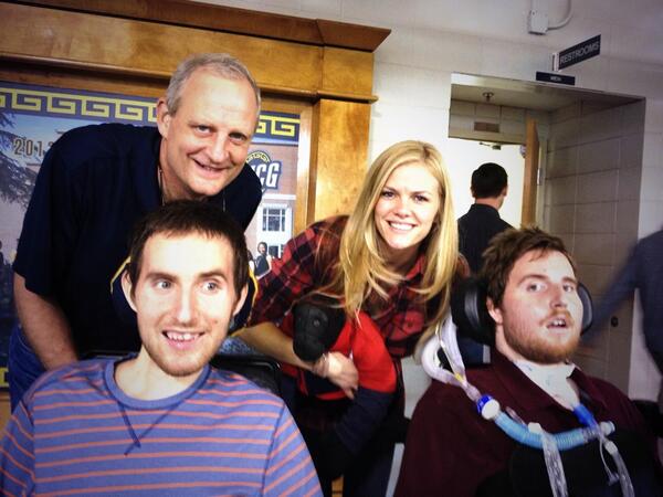 WheelhouseMedia's tweet photo. @BrooklynDecker thx for making a few of our favorite ppl's day. The JamesFamily FilmProject loves u #lovematt&amp;will http://t.co/Bjqcv8BkdD