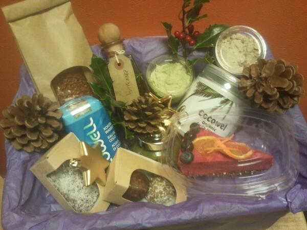 _purpleroot's tweet photo. Our 1st Xmas Hamper, Fancy ordering one???? http://t.co/2jaJgppJ0W