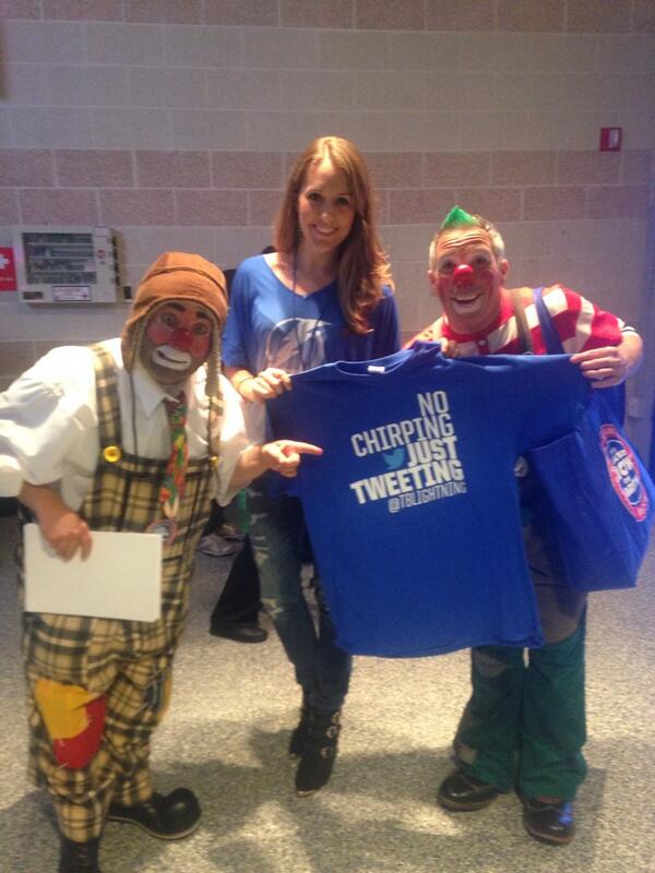 TBLightning's tweet photo. Twitter tees! For new winners, RT this and show @jseverydayfash &amp;the #legends clowns to snag one while supplies last http://t.co/xgl1YVWlJD