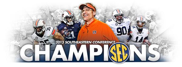 AuburnFootball's tweet image. YOUR #AUBURN TIGERS ARE SEC CHAMPIONS! #WAREAGLE