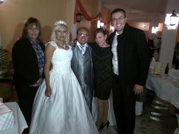 #EnlaceMatrimonial de mis amig@s Claudia y Gustavo en un día tan especial para ellos. Dios les colme de bendiciones