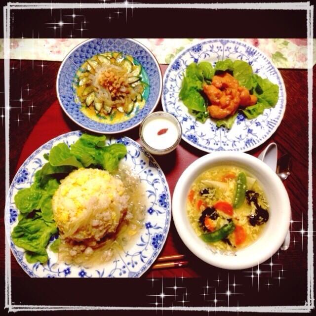 みお در توییتر 中華献立おわり あんかけチャーハン エビマヨ くらげときゅうりの和え物 中華スープ 杏仁豆腐 Http T Co Jfpnypqiny みお در توییتر 中華献立おわり あんかけチャーハン エビマヨ くらげときゅうりの和え物 中華スープ 杏仁豆腐 Http T Co Jfpnypqiny