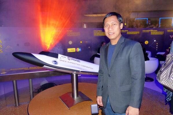 Congrats Chino Roque, the 1st Filipino in space. Had the privilege of seeing a model of your ride in NY. #inggitmuch