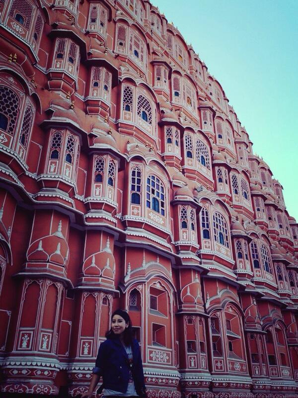 Praevar's tweet image. Hawa Mahal พระราชวังสายลม