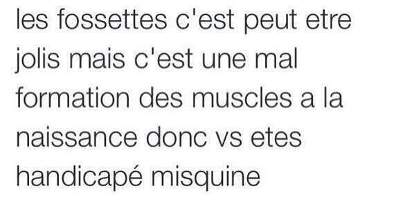 laComooriannah's tweet image. PTDRRRRRR Regarder j&apos;ai vue quoi :&apos;D C&apos;est Des Fou Les Gens ! #Fossettes ♥